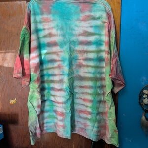 Multicolor Tie-Dye Short Sleeve Tee